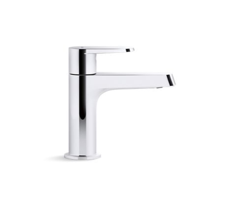 SINGLE-HANDLE BATHROOM SINK FAUCET, COLD ONLY - KOHLER POPULAR -  ( POLISHED CHROME - POPULAR - 0x15 mm - 0inchX0.6inch )
