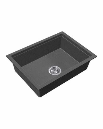 1 BOWL 610-46 3 1/2INCH WWK NTH - FRANKE - ( GRAPHITE - EURODOMO - 457x406 mm - 18inchX16inch )