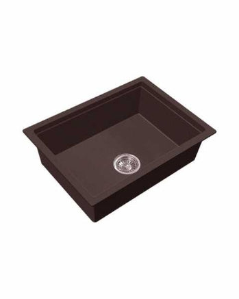 1 BOWL 610-53 31/2INCH WWK NTH - FRANKE - ( DARK BROWN - EURODOMO - 525x460 mm - 21inchX18inch )