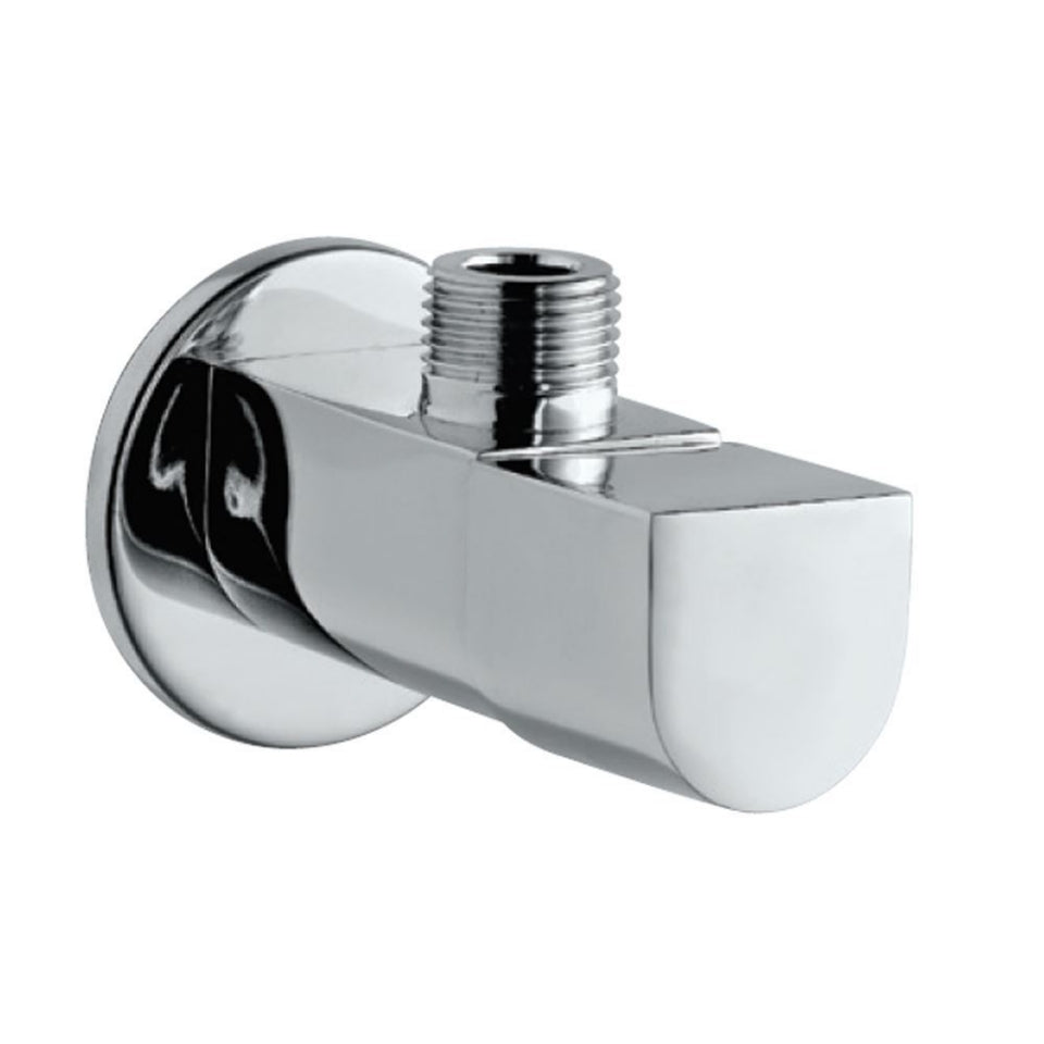 ANGLE COCK W/FLANGE - JAQUAR FAUCETS - ( CHROME - LYRIC - 0x15 mm - 0inchX0.5inch )
