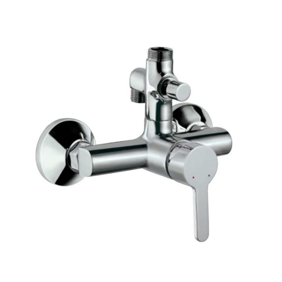 S.L WALL MXR CONN TO EXP PIPE SHWR-1213 - JAQUAR FAUCETS - ( CHROME - FUSION - 0x15 mm - 0inchX0.5inch )