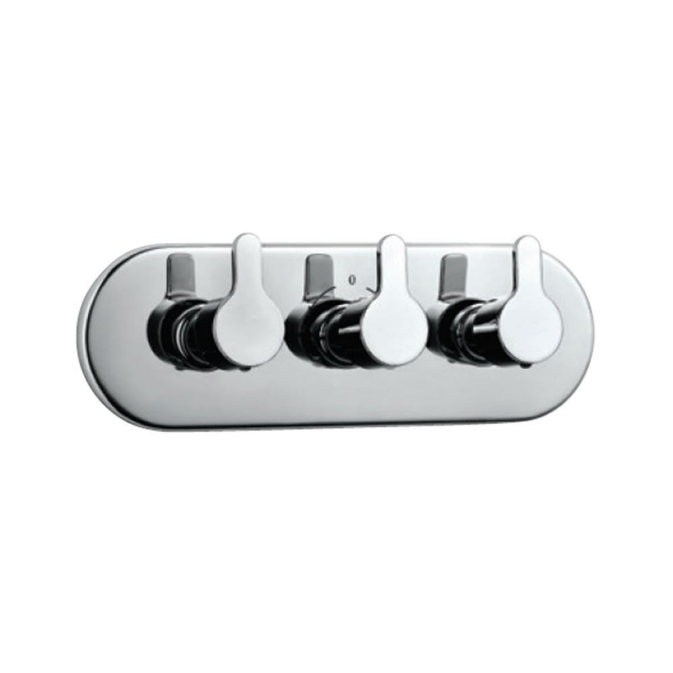 CON. 4 - WAY DIVERTOR-SET WITH NRV - JAQUAR FAUCETS - ( CHROME - FUSION - 0x15 mm - 0inchX0.5inch )