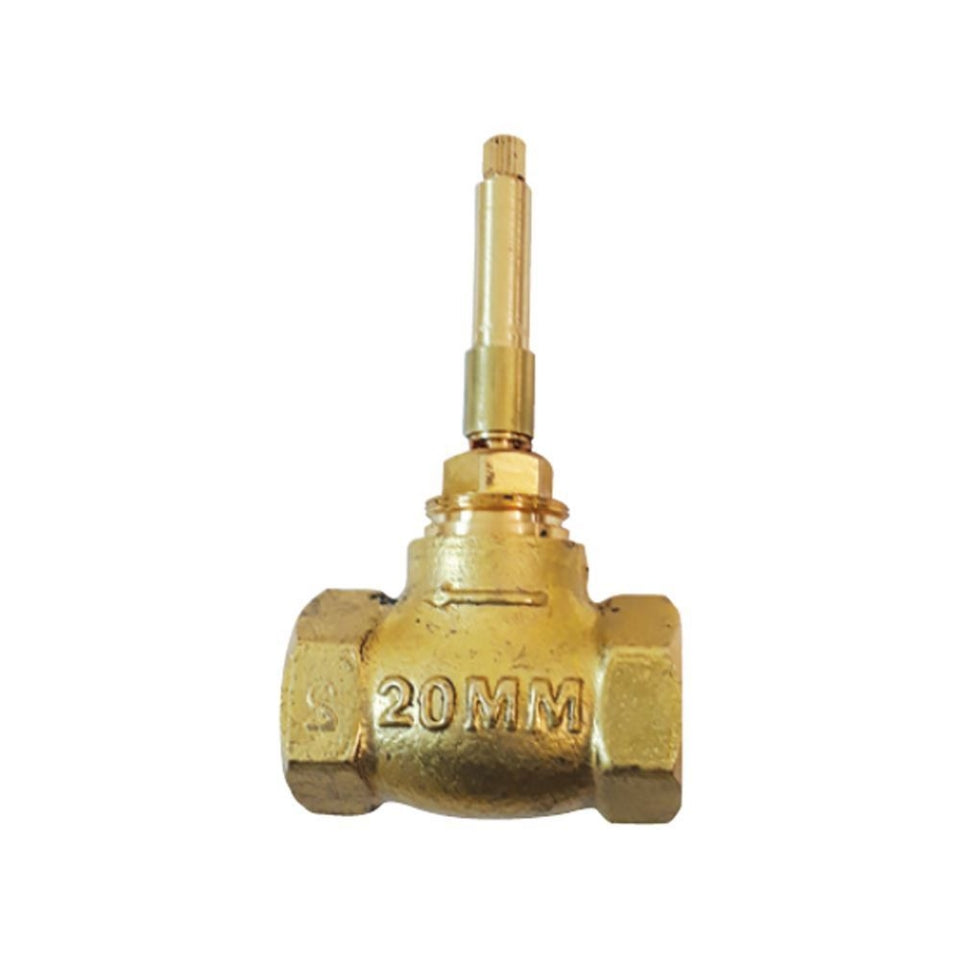 BODY ONLY FOR CLARION CON.STOP COCK 20MM - JAQUAR FAUCETS - ( CHROME - ALLIED - 0x0 mm - 0inchX0inch )