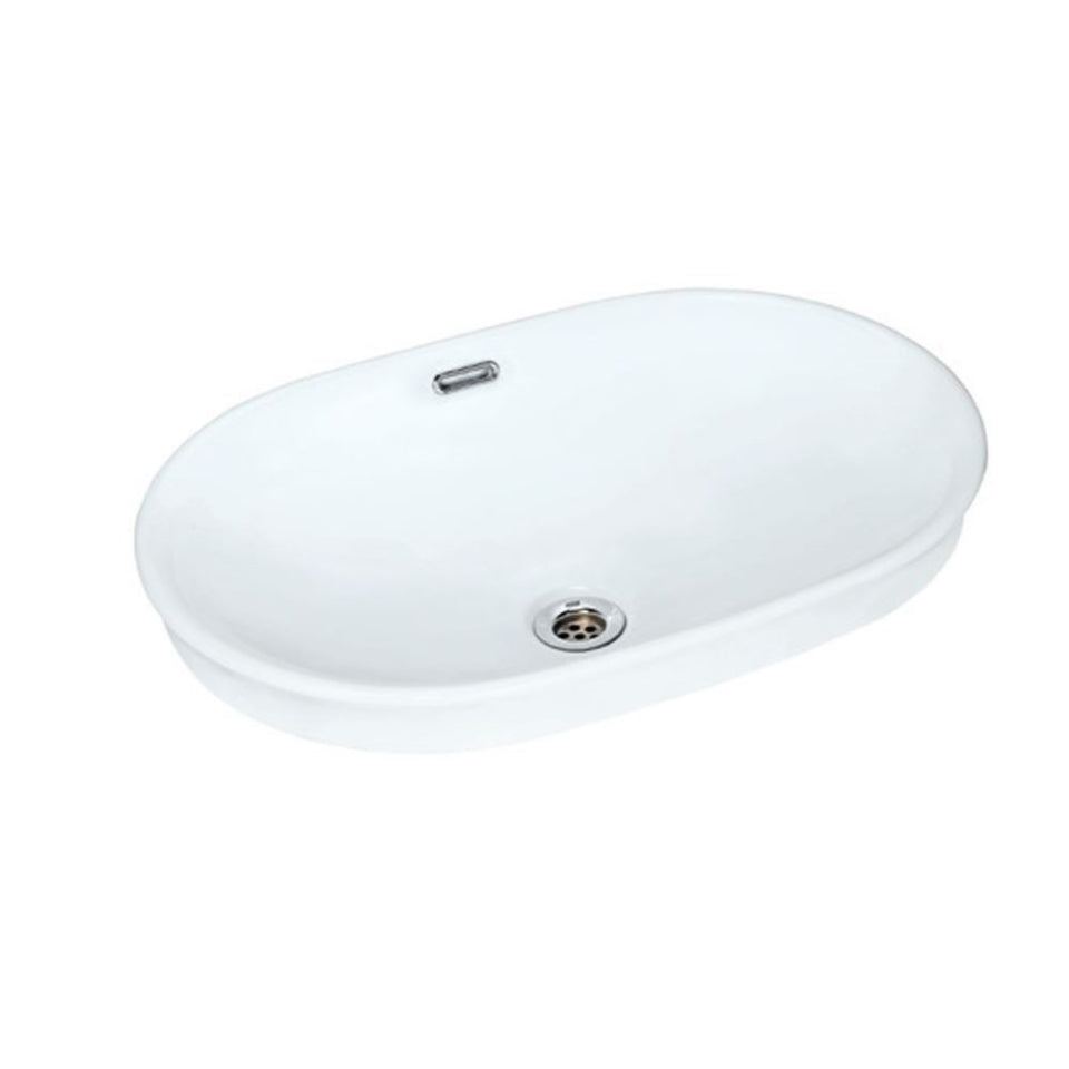 COUNTER TOP BASIN - JAQUAR SWARE - ( WHITE - SOLO - 610x410 mm - 24inchX16inch )