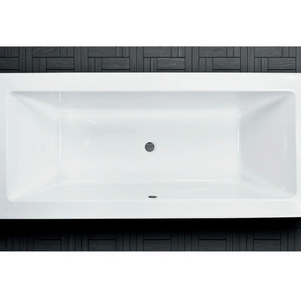 FONTE BUILT-IN BATH TUB - JAQUAR WELLNESS - ( WHITE - FONTE - 1800x800 mm - 72inchX32inch )