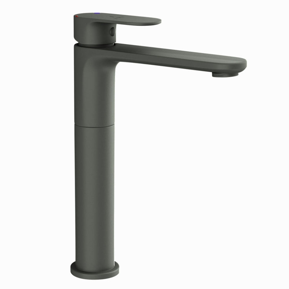 SL TALL BOY WITH 150MM EXTENSION W/PIPES - JAQUAR FAUCETS - ( GRAPHITE - OPAL PRIME - 0x15 mm - 0inchX0.5inch )