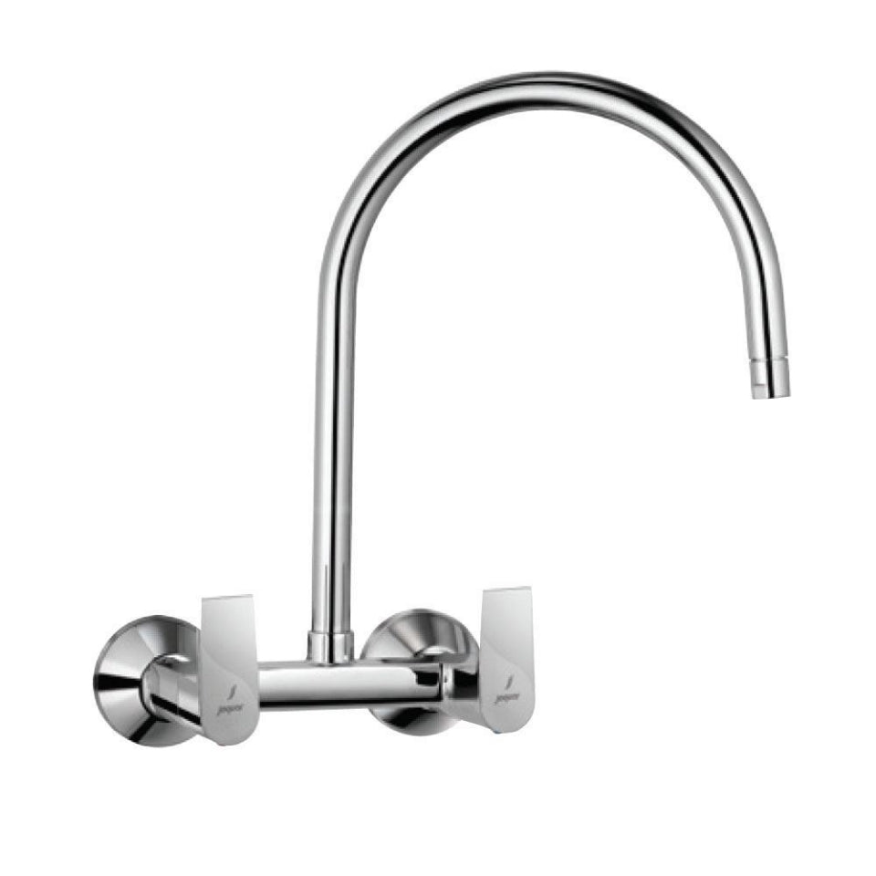 SINK MIXER W/M WITH FLANGE - JAQUAR FAUCETS - ( CHROME - ARIA - 0x15 mm - 0inchX0.5inch )