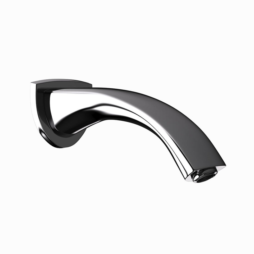 BATH TUB SPOUT - JAQUAR FAUCETS - ( BLACK CHROME - SPOUT - 0x15 mm - 0inchX0.5inch )
