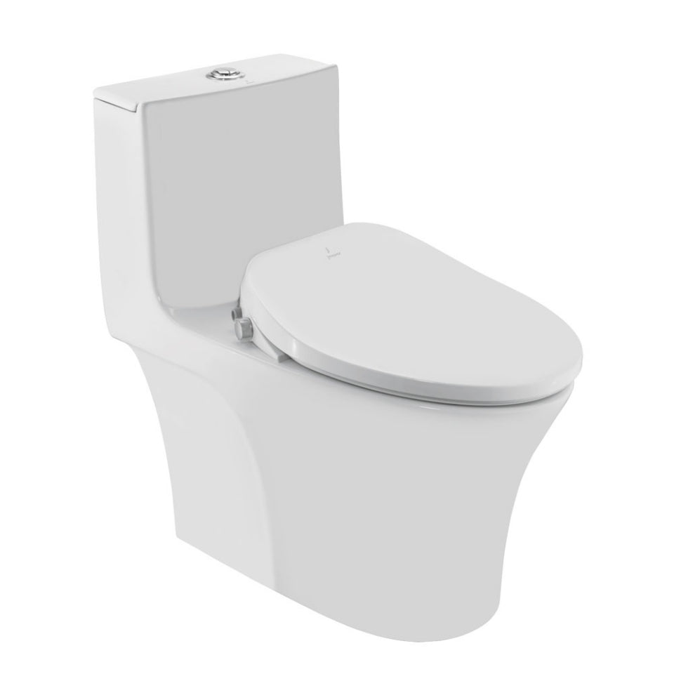 RIMLESS SING.PIECE-WC W/ELECTRONIC PP SC - JAQUAR SWARE - ( WHITE - BIDSPA - 0x0 mm - 0inchX0inch )