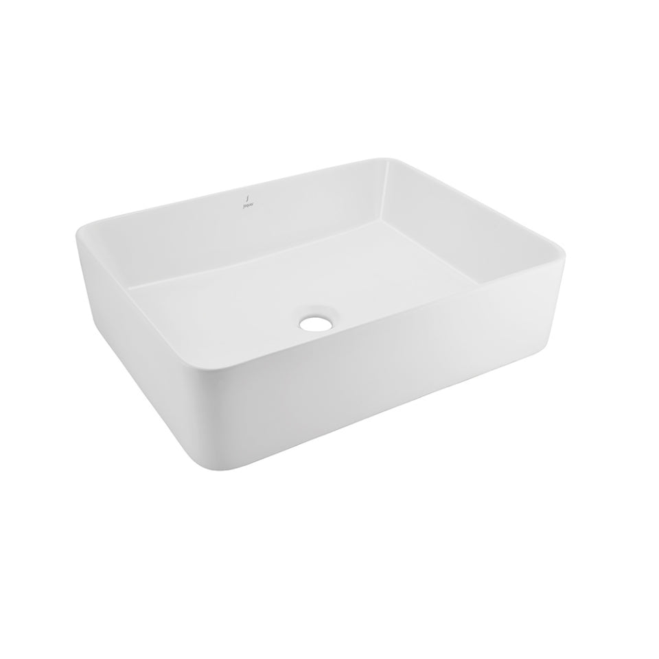 TABLE TOP BASIN - JAQUAR SWARE - ( WHITE MATT - JDS - 510x400 mm - 20inchX16inch )