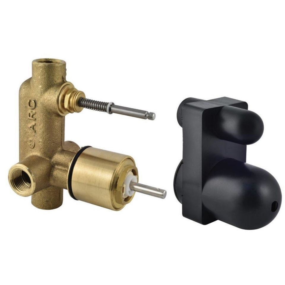 CONC.PARTS S.L DIV KIT BUTTON ON TOP - JAQUAR FAUCETS - ( CHROME - ARC - 0x15 mm - 0inchX0.5inch )