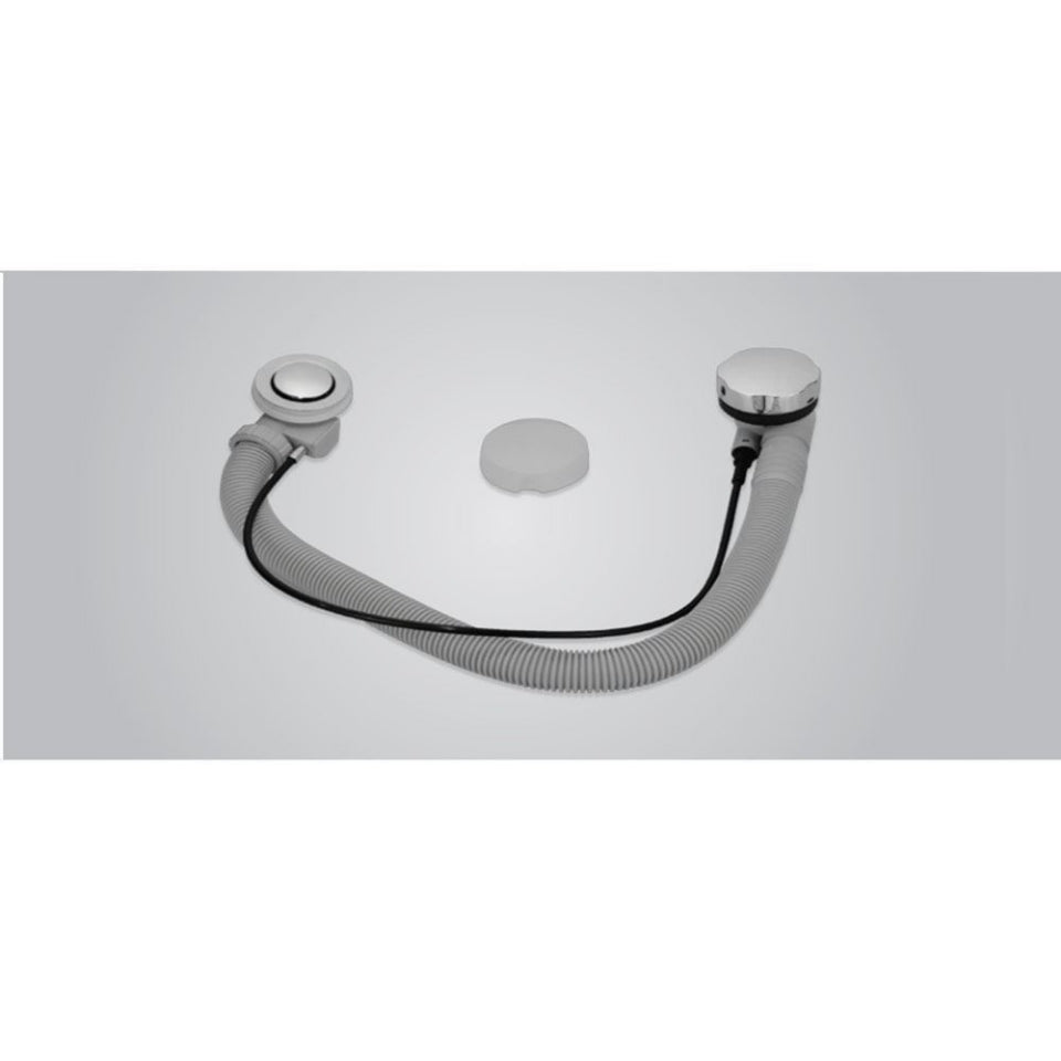 DRAIN PIPE W/O/F WHIR FOR 150X75,180X80 - JAQUAR WELLNESS - ( CHROME - - 0x0 mm - 0inchx0inch )