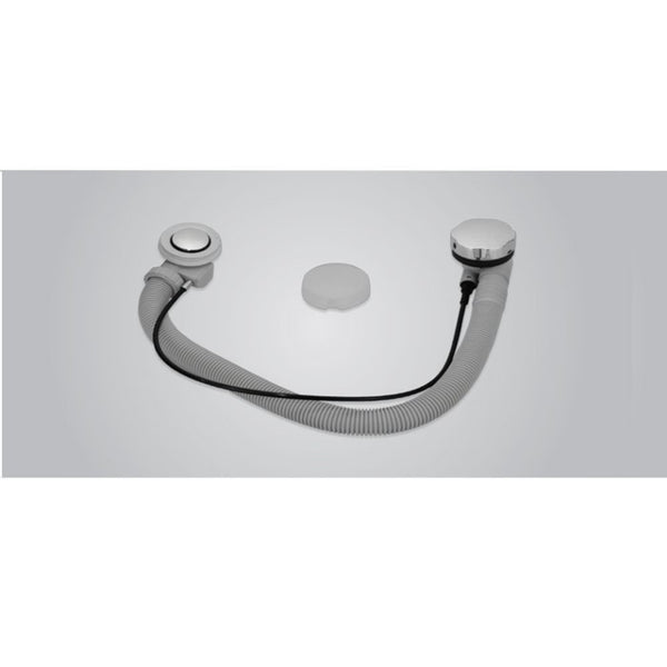 DRAIN PIPE W/O/F WHIR FOR 150X75,180X80 - JAQUAR WELLNESS - ( CHROME - - 0x0 mm - 0inchX0inch )