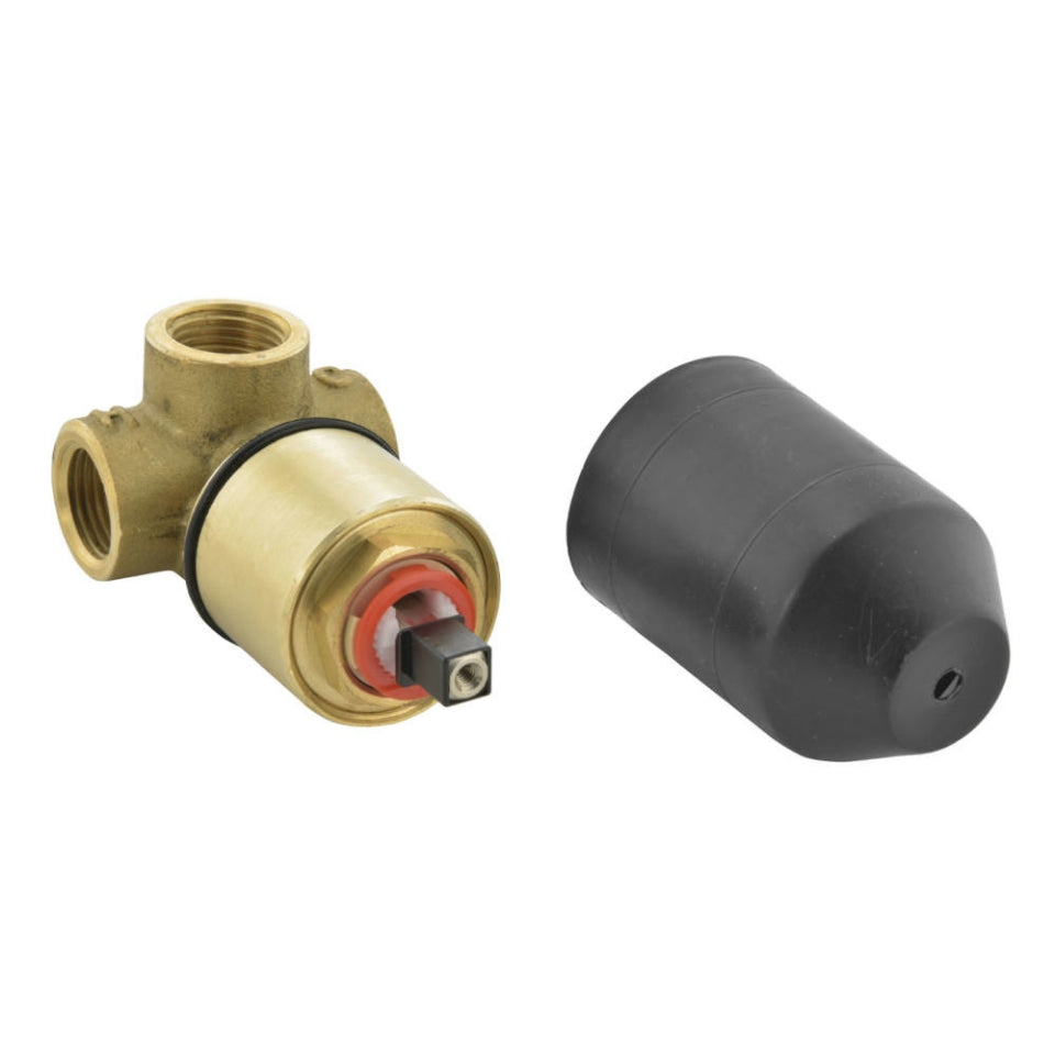 CONCEALED BODY FOR SINGLE LEVER DEUSCH M - JAQUAR FAUCETS - ( CHROME - ALLIED - 0x15 mm - 0inchX0.5inch )