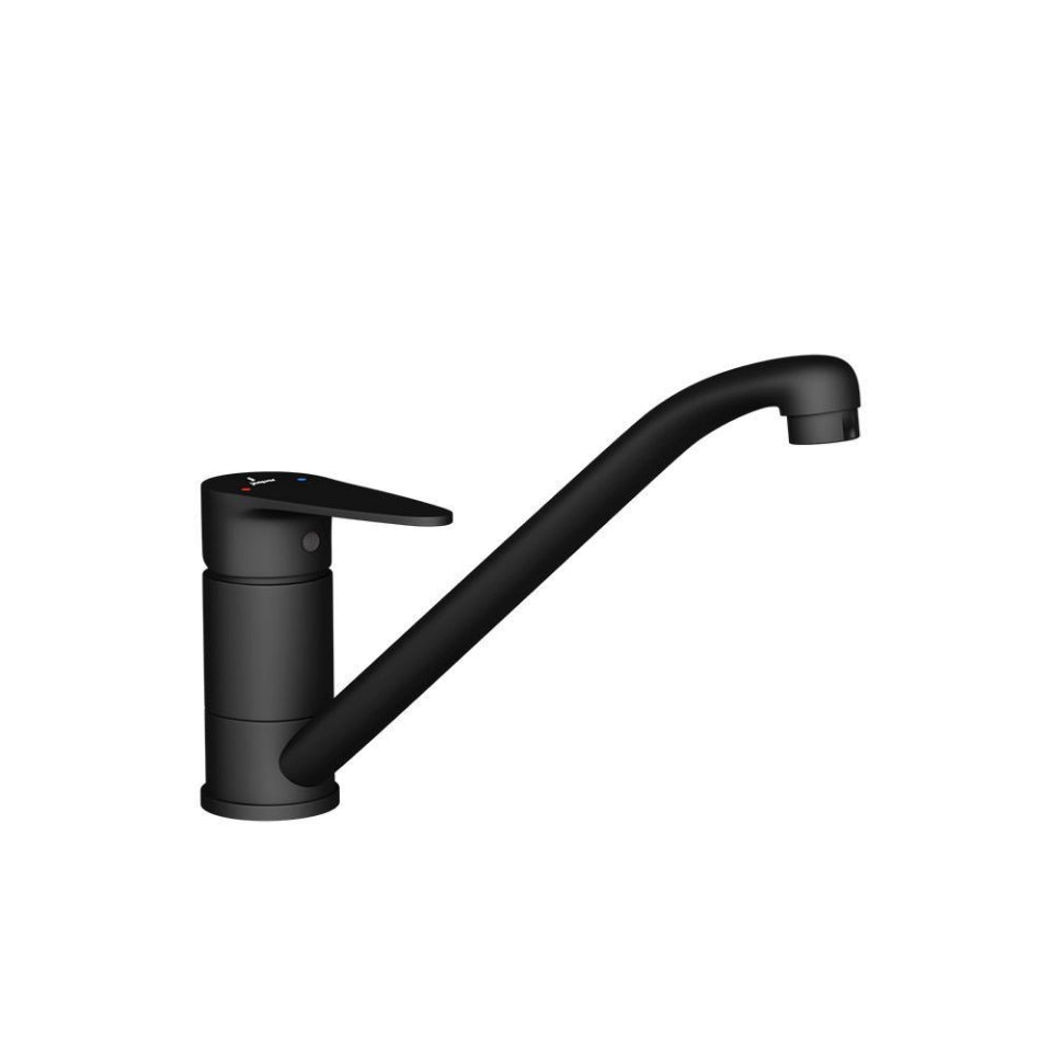 S.L. SINK MIXER T/M BRAIDED - JAQUAR FAUCETS - ( BLACK MATT - VIGNETTE PRIME - 0x15 mm - 0inchX0.5inch )