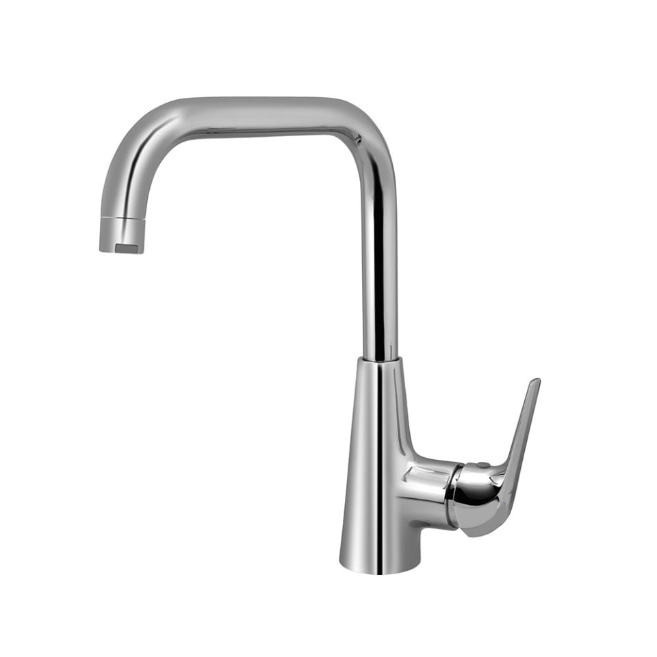 SIDE S.L. SINK MIXER T/M BRAIDED - JAQUAR FAUCETS - ( CHROME - CONTINENTAL PRIME - 0x15 mm - 0inchX0.5inch )