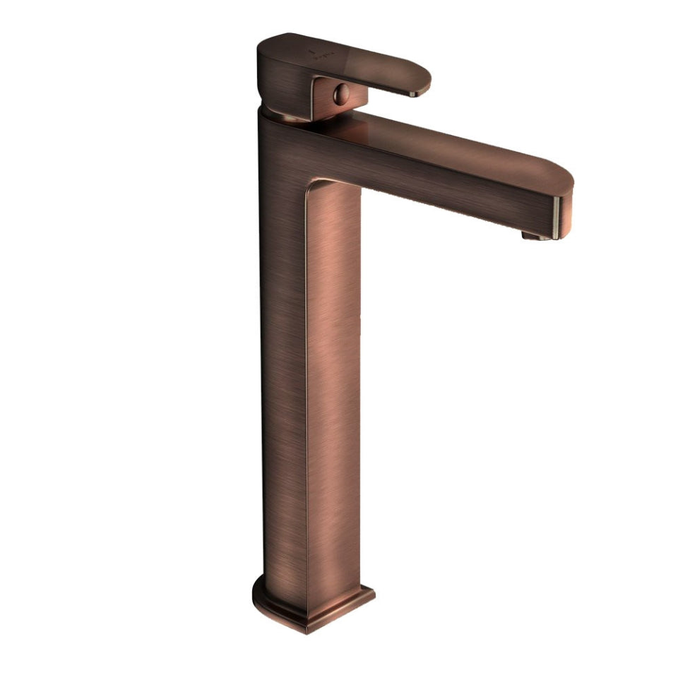 S.L. B/MIXER 125MM EXTD BRAIDED PIPES - JAQUAR FAUCETS - ( ANTIQUE COPPER - ALIVE - 0x15 mm - 0inchX0.5inch )