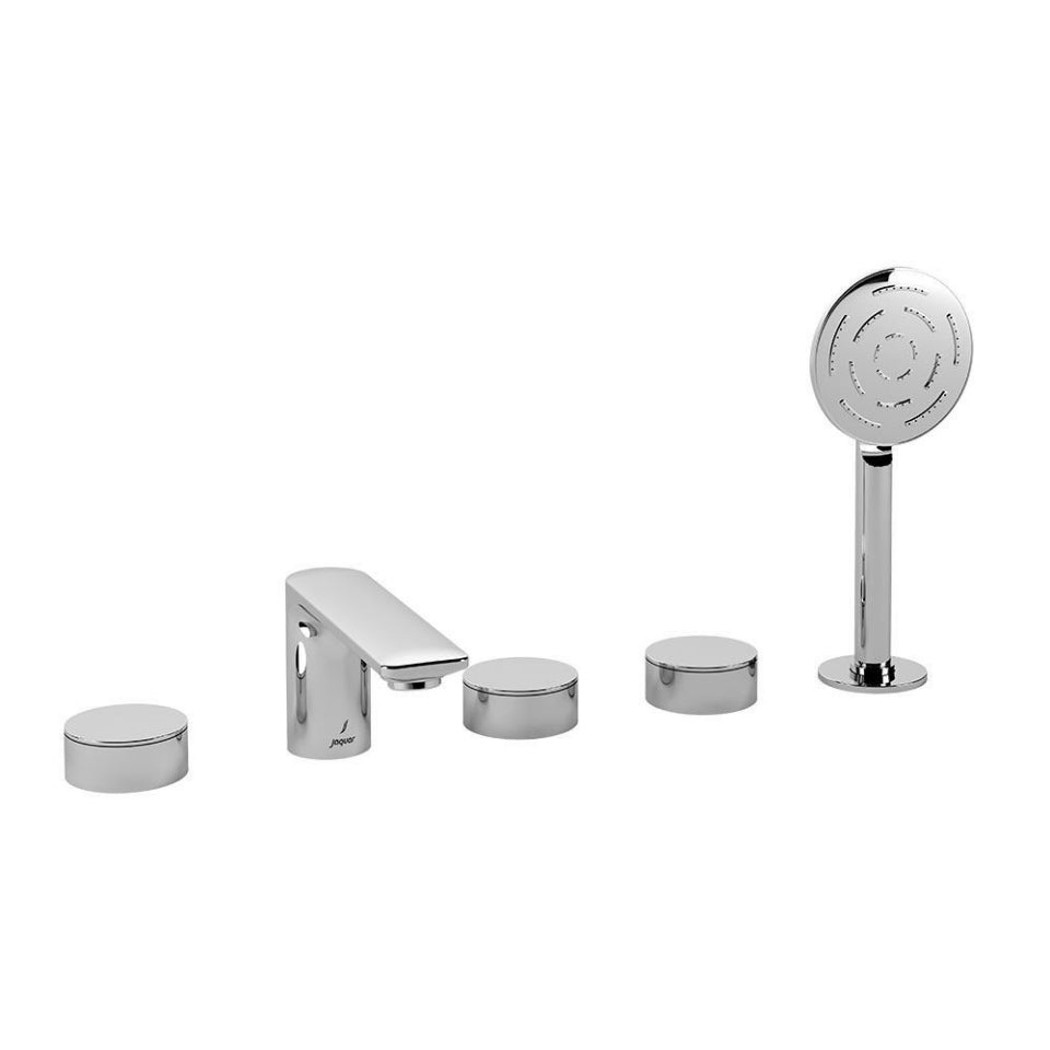 5-HOLE BATH & SHOWER MIXER - JAQUAR FAUCETS - ( CHROME - LAGUNA - 0x15 mm - 0inchX0.5inch )