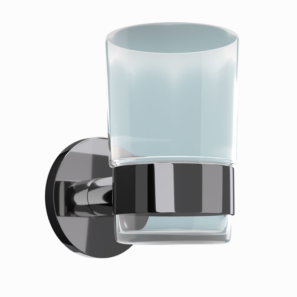 TUMBLER HOLDER - JAQUAR FAUCETS - ( BLACK CHROME - CONTINENTAL ACC. - 0x0 mm - 0inchx0inch )