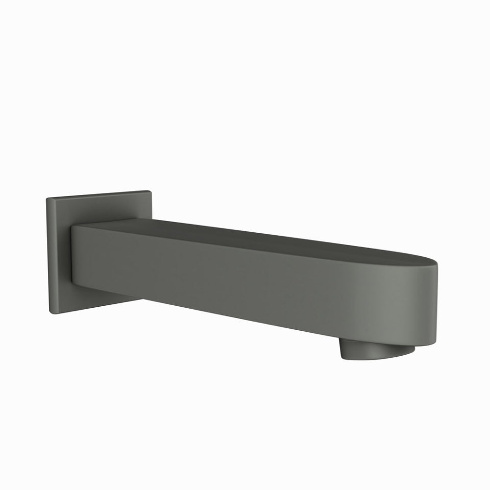 BATH TUB SPOUT WITH WALL FLANGE - JAQUAR FAUCETS - ( GRAPHITE - VIGNETTE PRIME - 0x15 mm - 0inchX0.5inch )