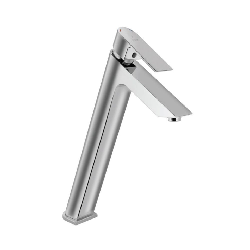 TALL BOY S L BASIN MIXER W/BRAIDED PIPES - JAQUAR FAUCETS - ( CHROME - LYRIC - 0x15 mm - 0inchX0.5inch )