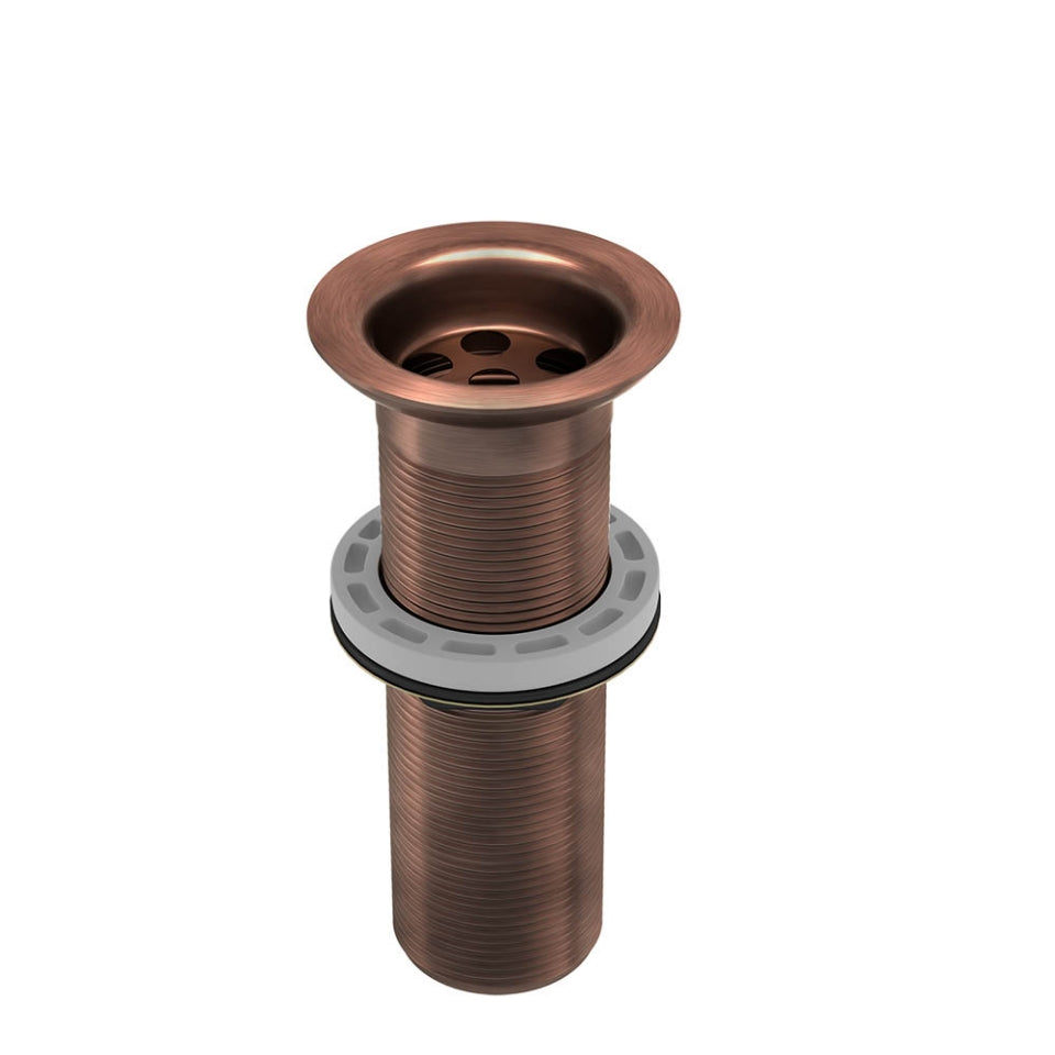 WASTE COUPLING F/T - JAQUAR FAUCETS - ( ANTIQUE COPPER - ALLIED - 32x130 mm - 1.25inchX5inch )