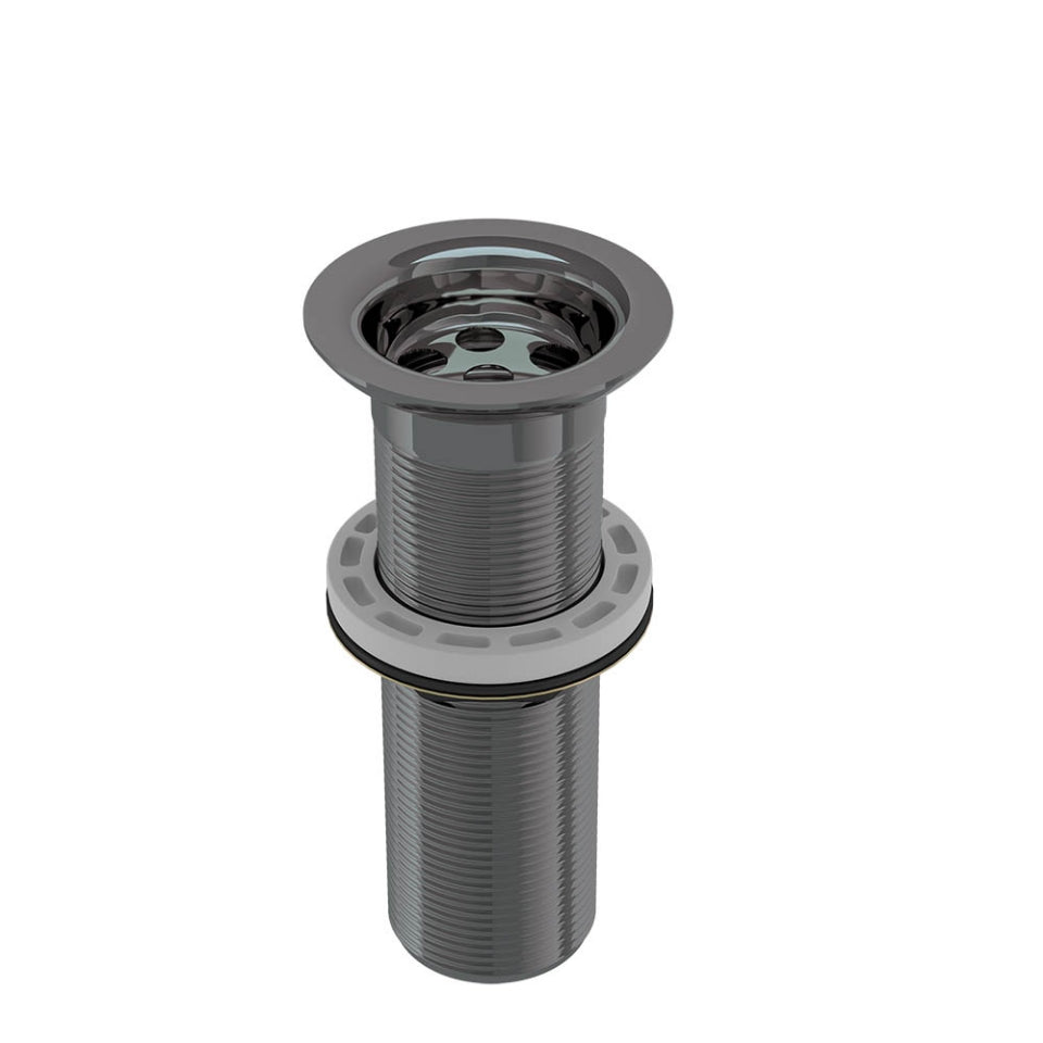 WASTE COUPLING F/T 130MM - JAQUAR FAUCETS - ( BLACK CHROME - ALLIED - 0x32 mm - 0inchX1.25inch )