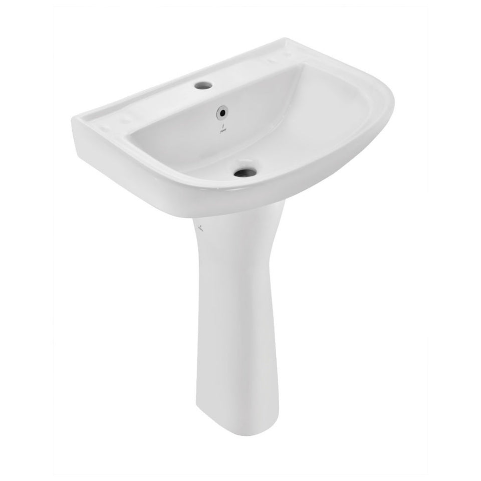 WASH BASIN WALL HUNG - JAQUAR SWARE - ( WHITE - CONTINENTAL - 540x400 mm - 21inchX16inch )