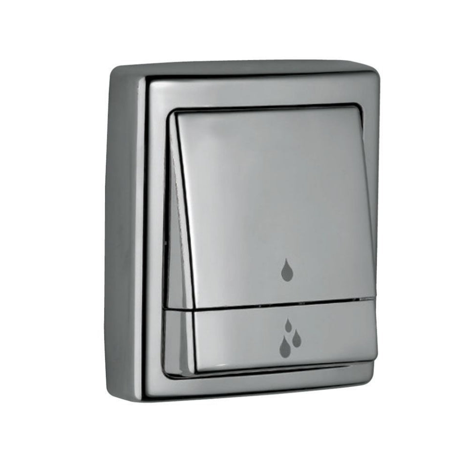METROPOLE F/VALVE D/FLUSH RECT PLATE - JAQUAR FAUCETS - ( CHROME - FLUSH VALVE - 0x32 mm - 0inchX1.25inch )