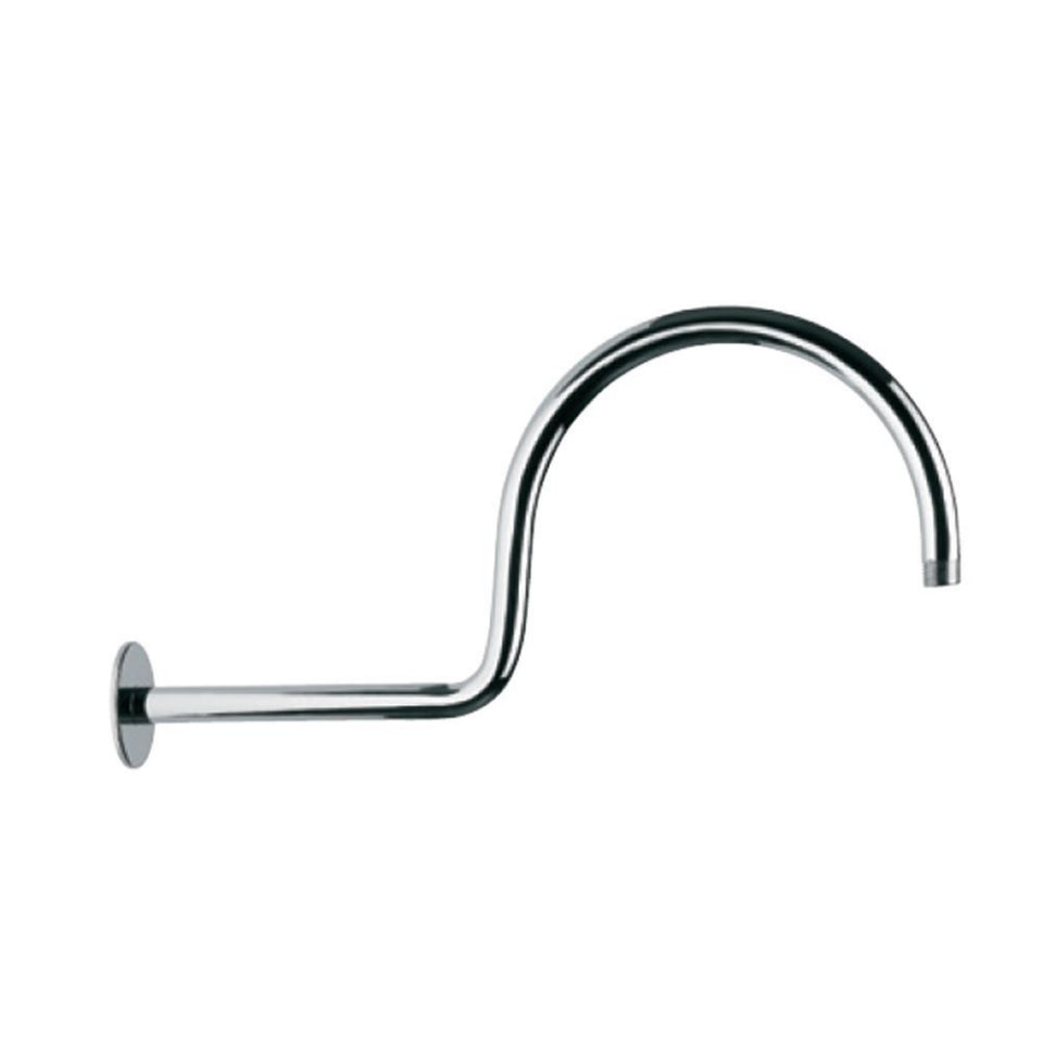 SHOWER ARM VICTORIAN WITH FLANGE - JAQUAR FAUCETS - ( CHROME - SHOWER ACC. - 15x480 mm - 0.5inchX19inch )