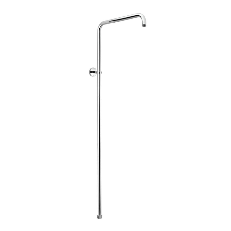 SHOWER PIPE W/HOOK - JAQUAR FAUCETS - ( CHROME - SHOWER ACC. - 0x15 mm - 0inchX0.5inch )