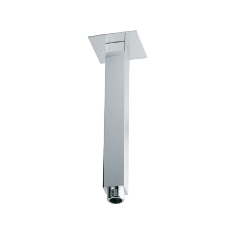 SHOWER ARM SQ.CEILING MNTD W/FLANGE - JAQUAR FAUCETS - ( CHROME - SHOWER ACC. - 15x200 mm - 0.5inchX8inch )