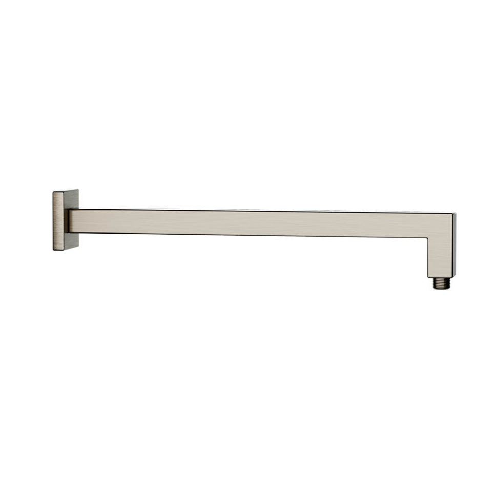 SHOWER ARM SQUARE W/FLANGE - JAQUAR FAUCETS - ( STAINLESS STEEL - SHOWER ACC. - 15x400 mm - 0.5inchX16inch )