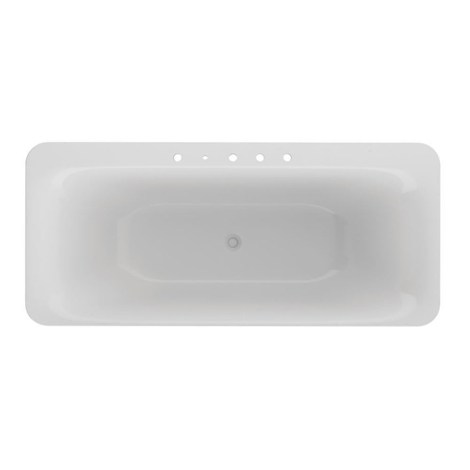 FREE STANDING BATH TUB W/WASTE & OVRFLOW - JAQUAR WELLNESS - ( WHITE - JULIA - 1800x800 mm - 72inchX32inch )