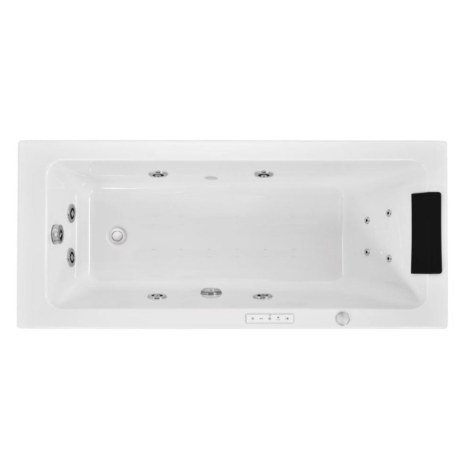 FONTE WATER SYSTEM WHIRLPOOL - JAQUAR WELLNESS - ( WHITE - FONTE - 1500x750 mm - 60inchX30inch )
