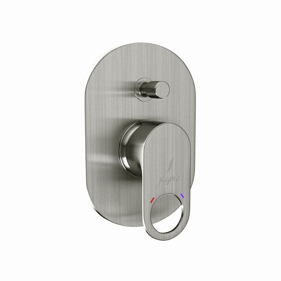 S.L.EXPOSED PARTS DIV KIT BUTTON ON TOP - JAQUAR FAUCETS - ( STAINLESS STEEL - ORNAMIX PRIME - 0x15 mm - 0inchX0.5inch )