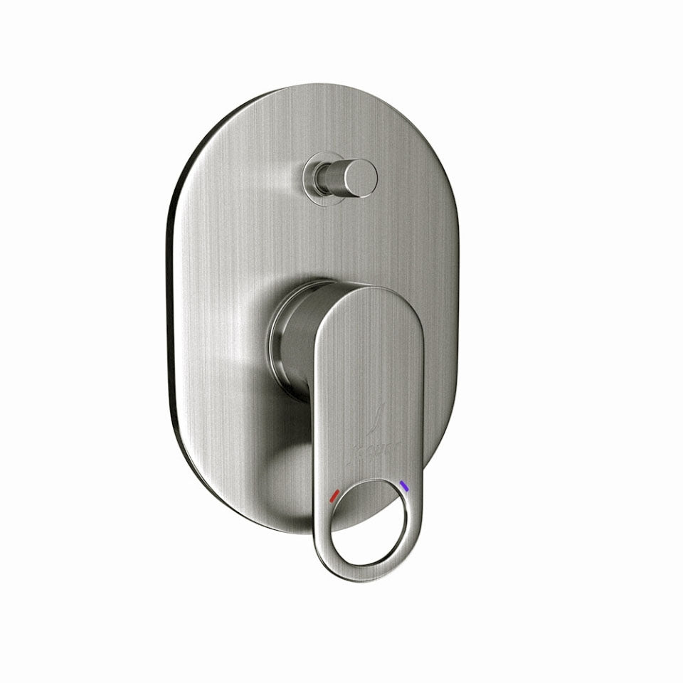 S.L.EXPOSED PARTS DIV KIT HIGH FLOW - JAQUAR FAUCETS - ( STAINLESS STEEL - ORNAMIX PRIME - 0x15 mm - 0inchX0.5inch )