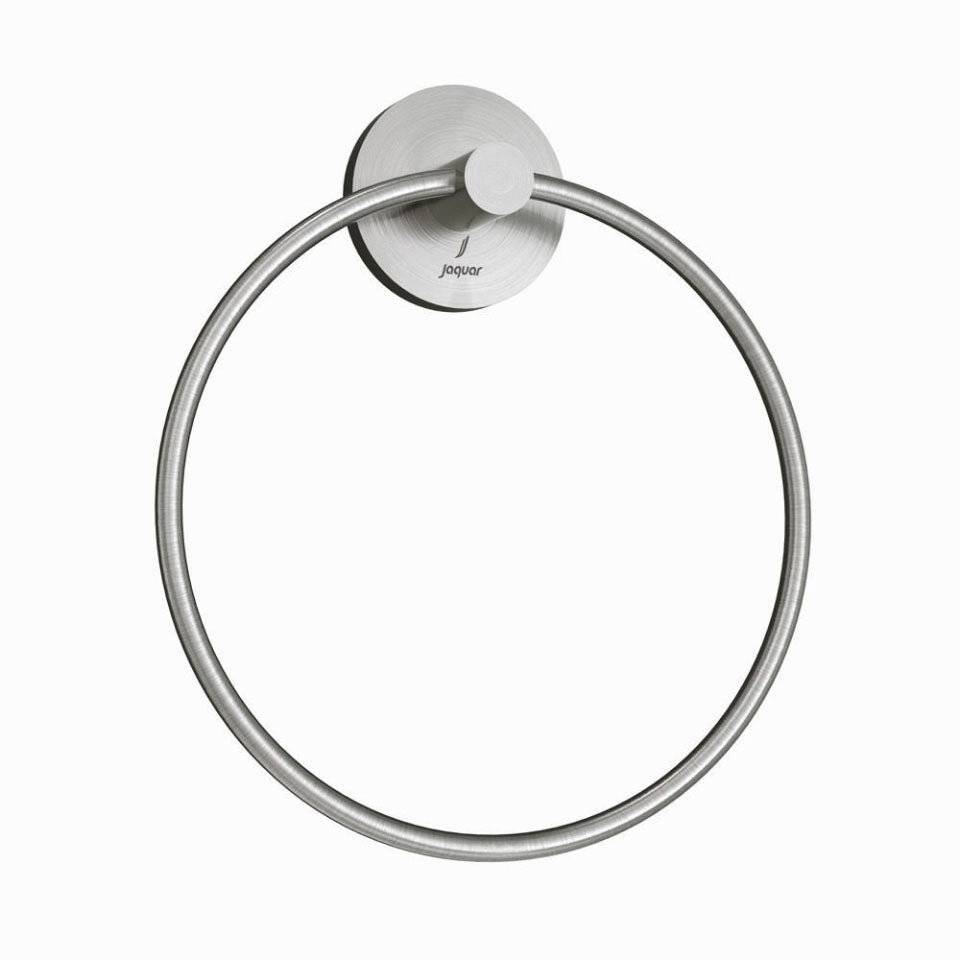 TOWEL RING ROUND WITH ROUND FLANGE - JAQUAR FAUCETS - ( STAINLESS STEEL - CONTINENTAL ACC. - 0x0 mm - 0inchx0inch )