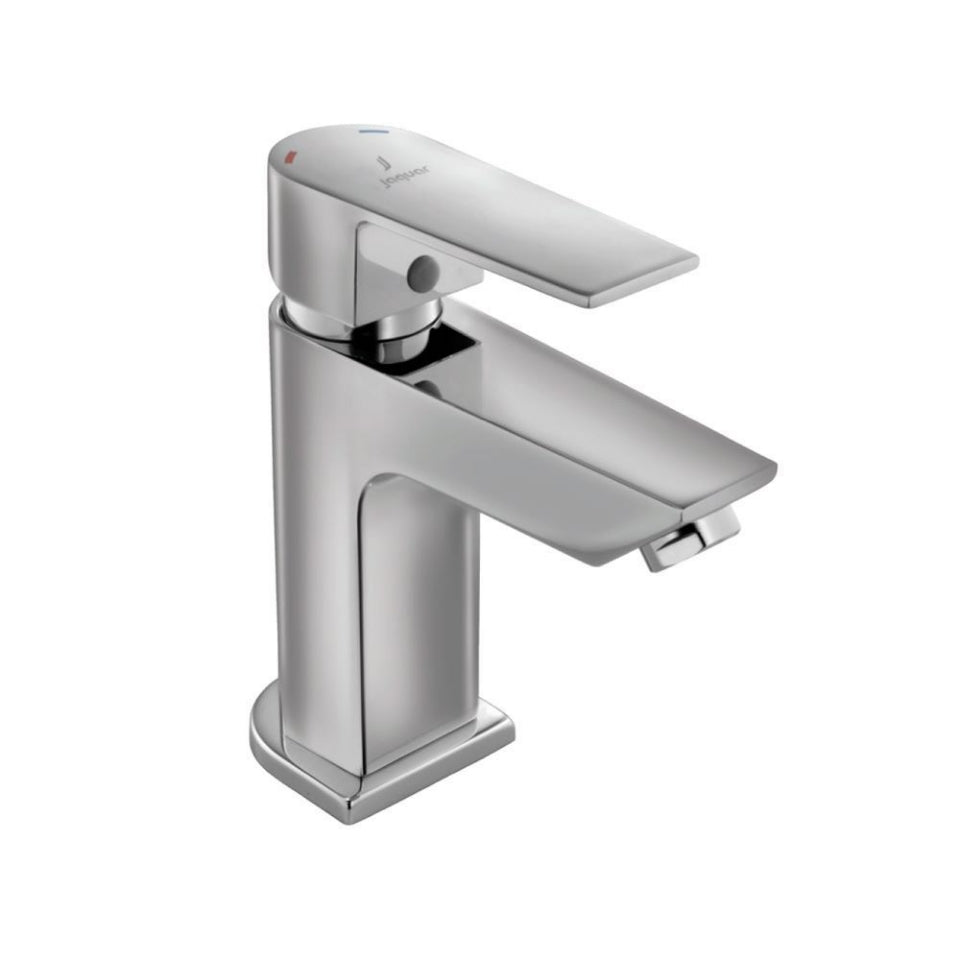 S.L. BASIN MIXER WITH BRAID PIPES - JAQUAR FAUCETS - ( CHROME - ARIA - 0x15 mm - 0inchX0.5inch )