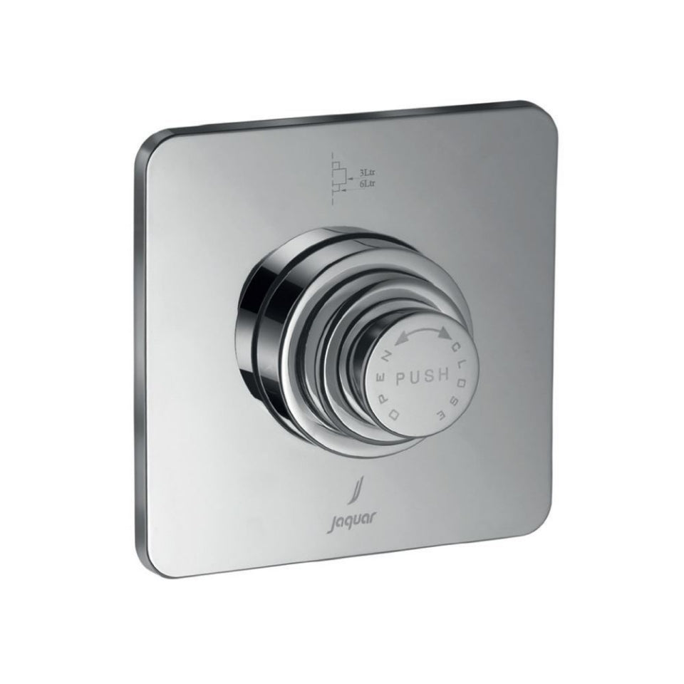 METROPOLE F/VALVE DUAL FLUSH PLATE - JAQUAR FAUCETS - ( CHROME - FLUSH VALVE - 0x32 mm - 0inchX1.25inch )