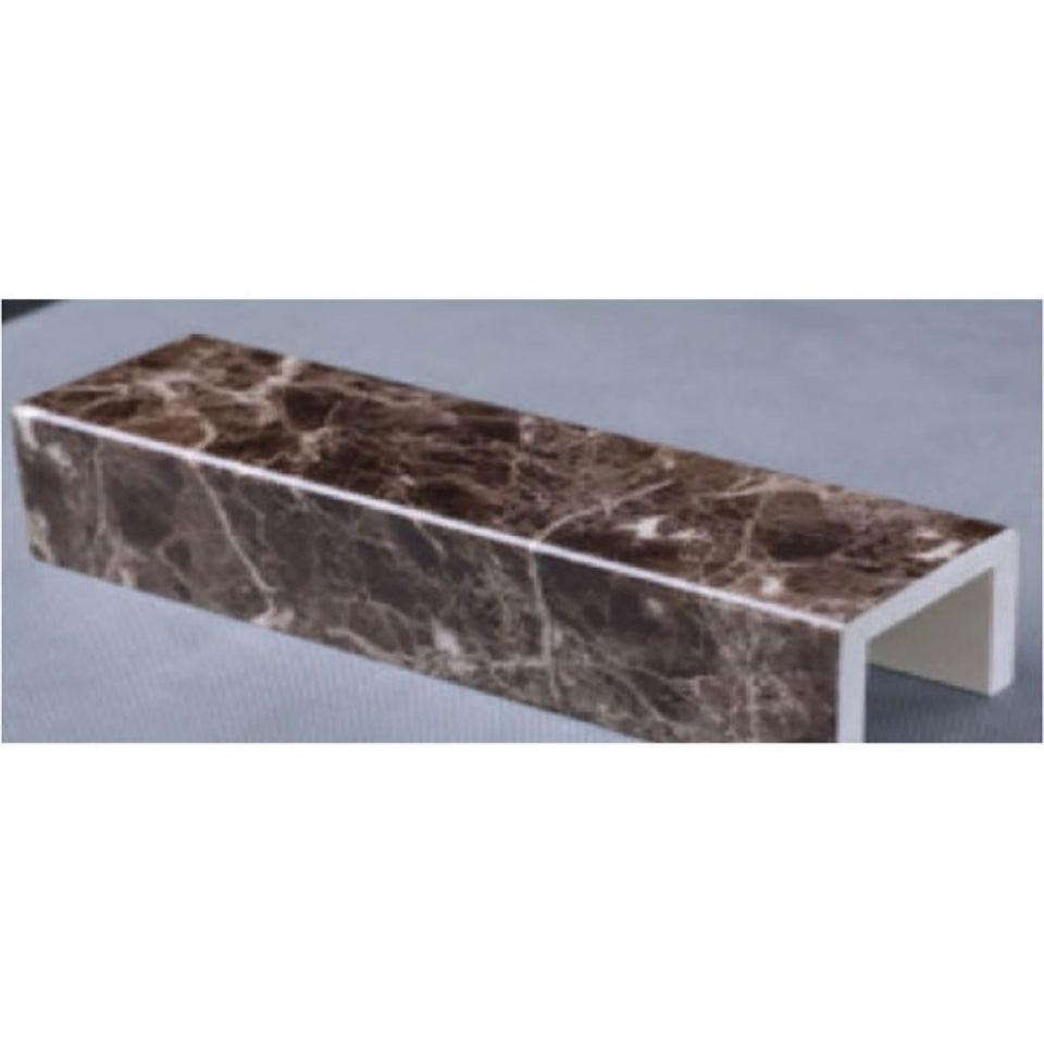 WALL TO WALL LEDGE 1201-1600MM - JAQUAR ENCLOSURE -  ( DARK GREY MESH - ART.MARBLE - 0x0 mm - 0inchx0inch )