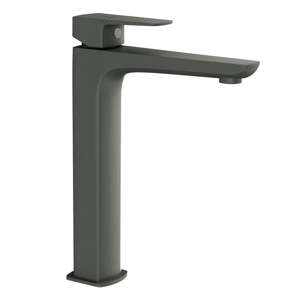 SINGLE LEVER TALL BOY WITH 155MM EXTENSION - JAQUAR FAUCETS - ( GRAPHITE - KUBIX PRIME - 0x15 mm - 0inchX0.5inch )