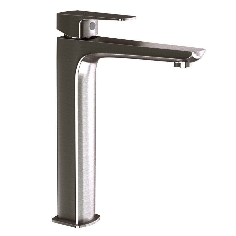 SL TALL BOY WITH 155MM EXTENSION W/PIPES - JAQUAR FAUCETS - ( STAINLESS STEEL - KUBIX PRIME - 0x0 mm - 0inchX0inch )