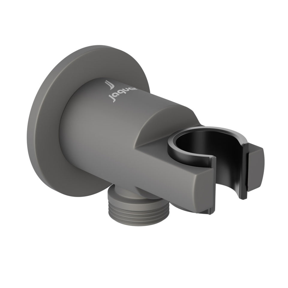 WALL OUTLET WITH SHOWER HOOK ROUND - JAQUAR FAUCETS - ( GRAPHITE - SHOWER ACC. - 0x15 mm - 0inchX0.5inch )