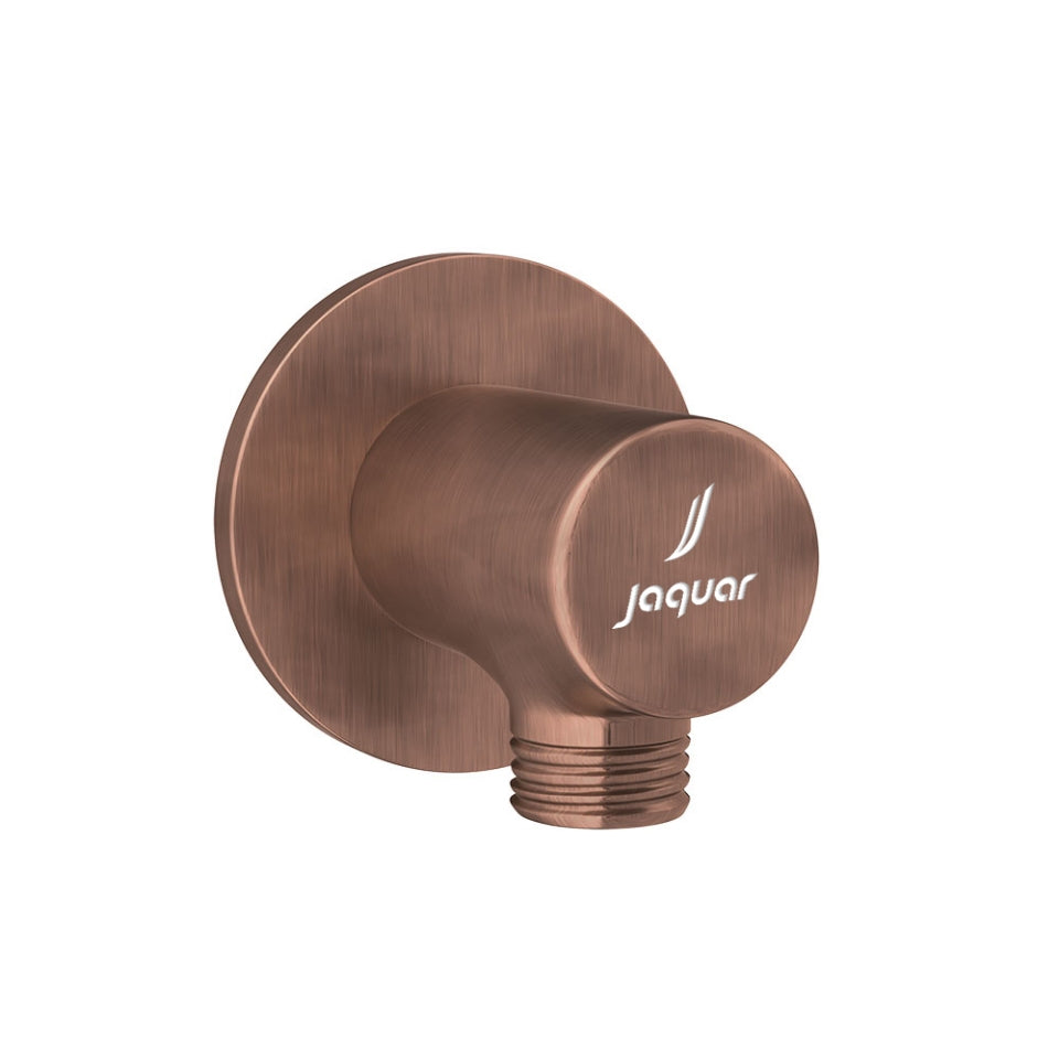 WALL OUTLET FOR TELE SHOWER ROUND - JAQUAR FAUCETS - ( ANTIQUE COPPER - SHOWER ACC. - 0x15 mm - 0inchX0.5inch )