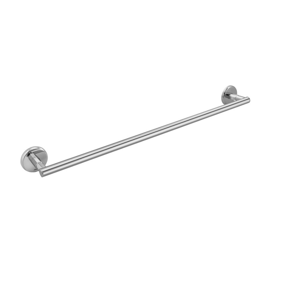 SINGLE TOWEL RAIL 600MM LONG - JAQUAR FAUCETS - ( CHROME - CONTINENTAL PRIME ACCESSORIES - 0x600 mm - 24inchX0inch )