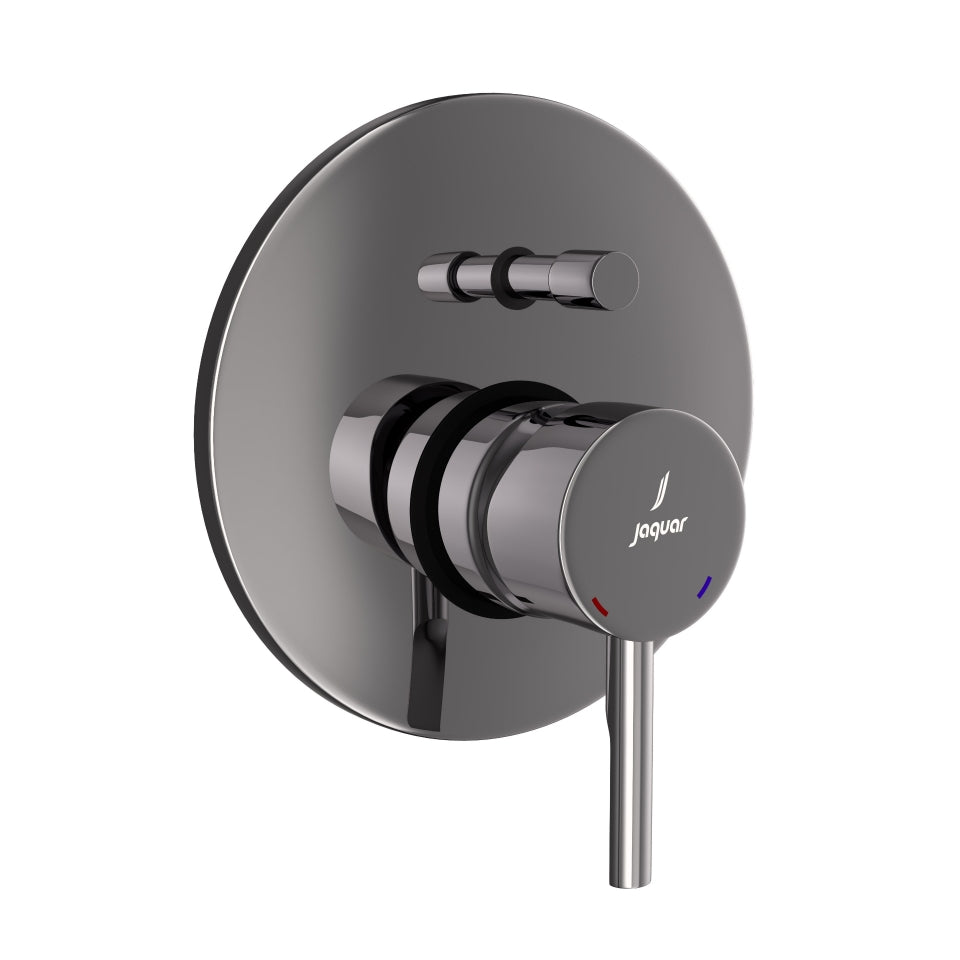 SINGLE LEVER EXPOSED PARTS KIT OF HI-FLOW DIVERTER - JAQUAR FAUCETS - ( BLACK CHROME - FLORENTINE PRIME - 0x15 mm - 0inchX0.5inch )