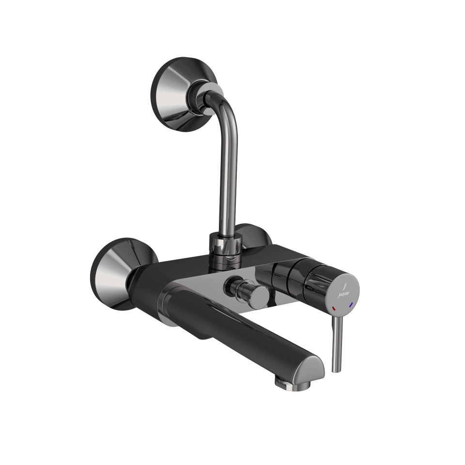 SINGLE LEVER BATH & SHOWER MIXER, WALL MOUNTED - JAQUAR FAUCETS - ( BLACK CHROME - FLORENTINE PRIME - 0x15 mm - 0inchX0.5inch )