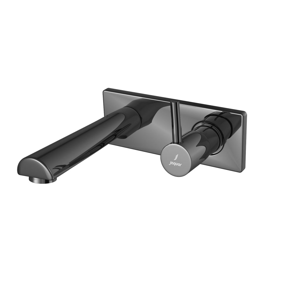EXPOSED PART KIT OF SINGLE CONCEALED STOP - JAQUAR FAUCETS - ( BLACK CHROME - FLORENTINE PRIME - 0x15 mm - 0inchX0.5inch )