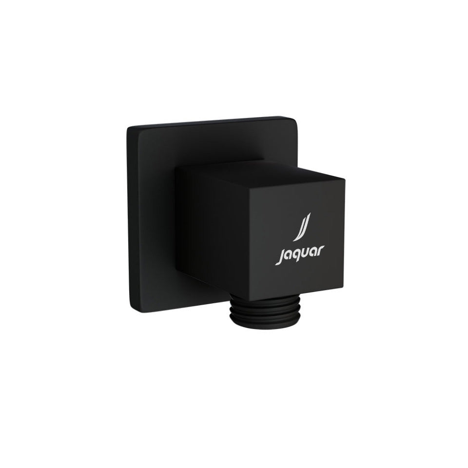 WALL OUTLET SQUARE - JAQUAR FAUCETS - ( BLACK MATT - SHOWER ACC. - 0x15 mm - 0inchX0.5inch )